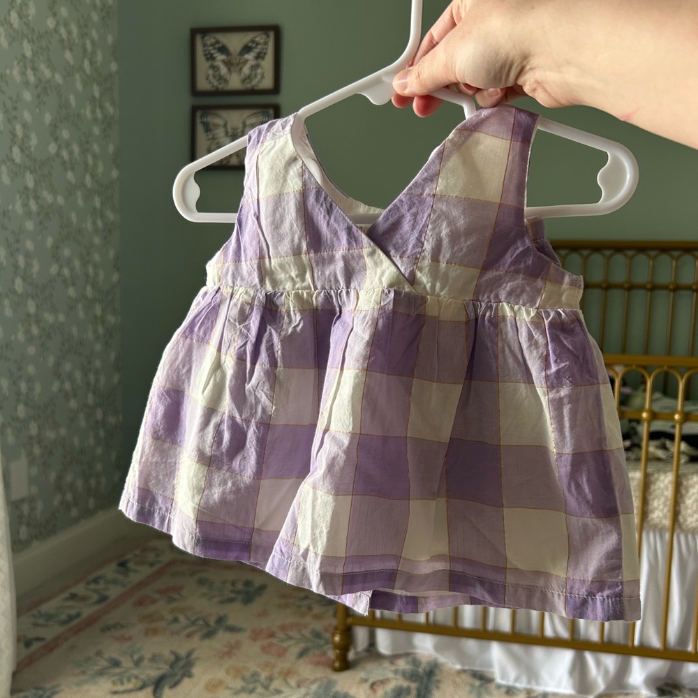 Purple Plaid Set